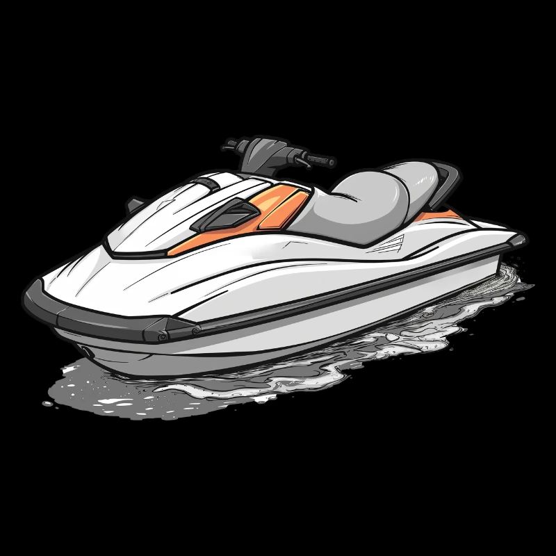 Action on the jet ski
