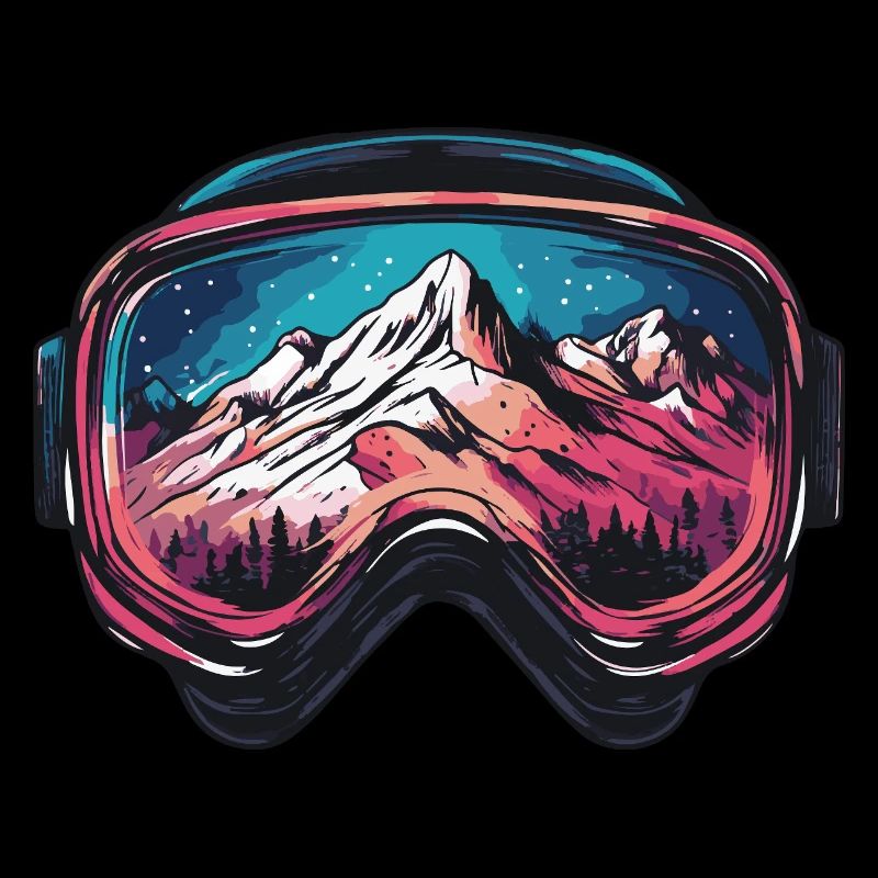 Ski Goggles Mountains Ski