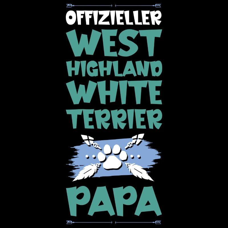 west highland,white terrier hunde papa