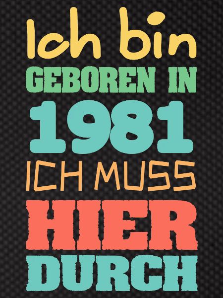 geboren 1981