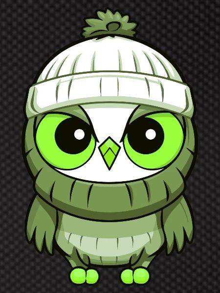 Owl Winter Comic