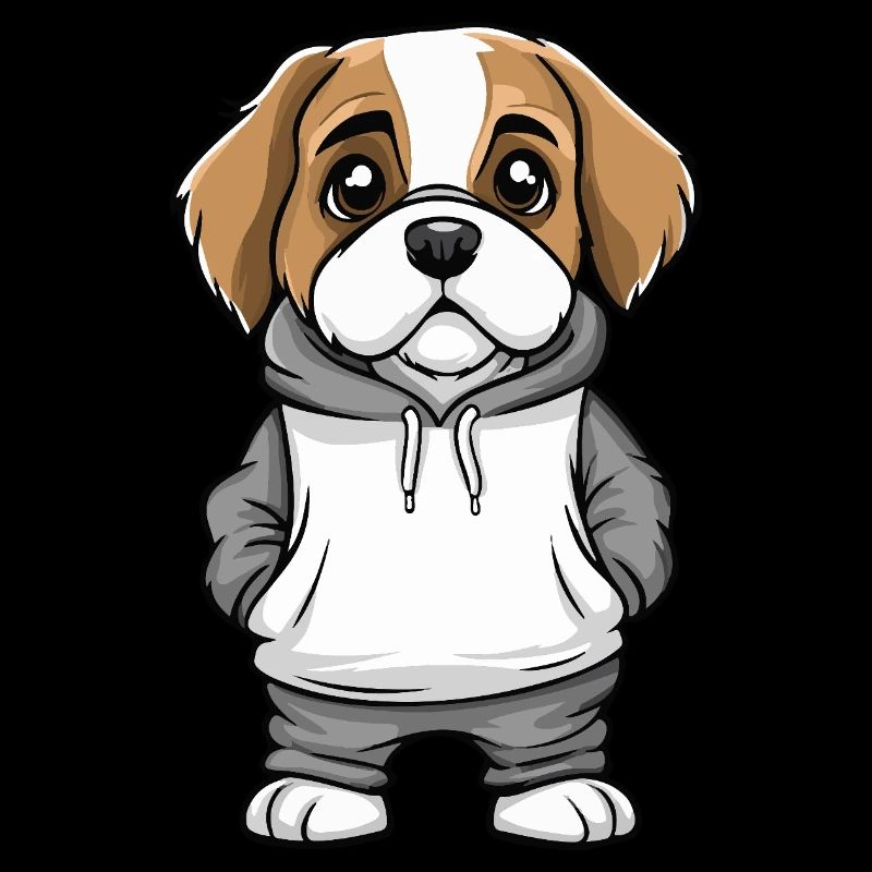 Chien Saint-Bernard Drôle
