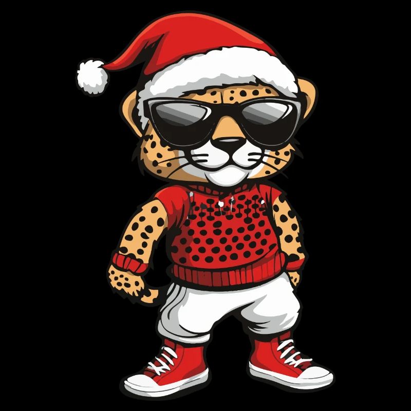 Cheetah Christmas X-Mas
