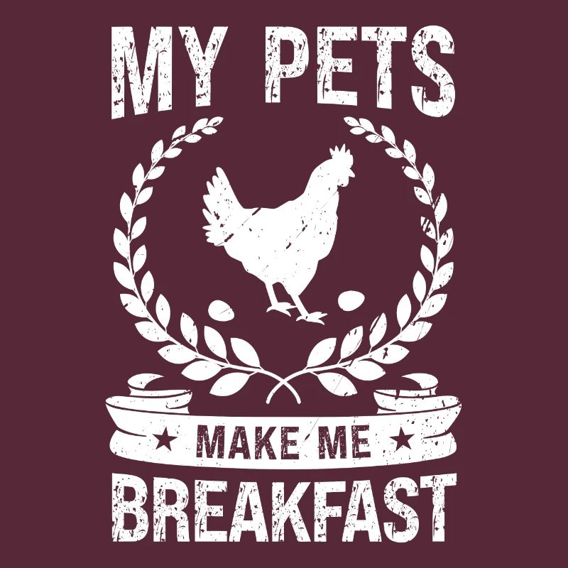 My pets make me breakfast