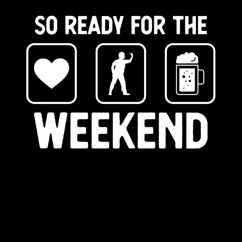 So ready pour le week-end - bière - joueurs de fléchettes
