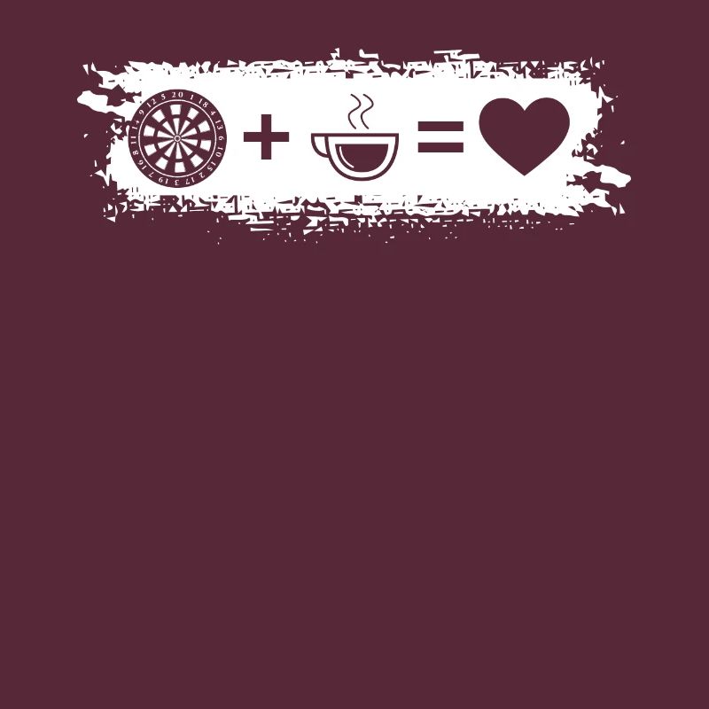 Grunge Rectangle - Coeur - Café - Jeu de fléchettes -
