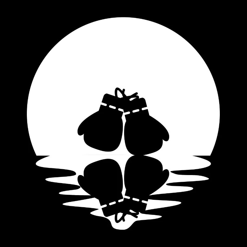 Cercle et réflexion - Gants de boxe -