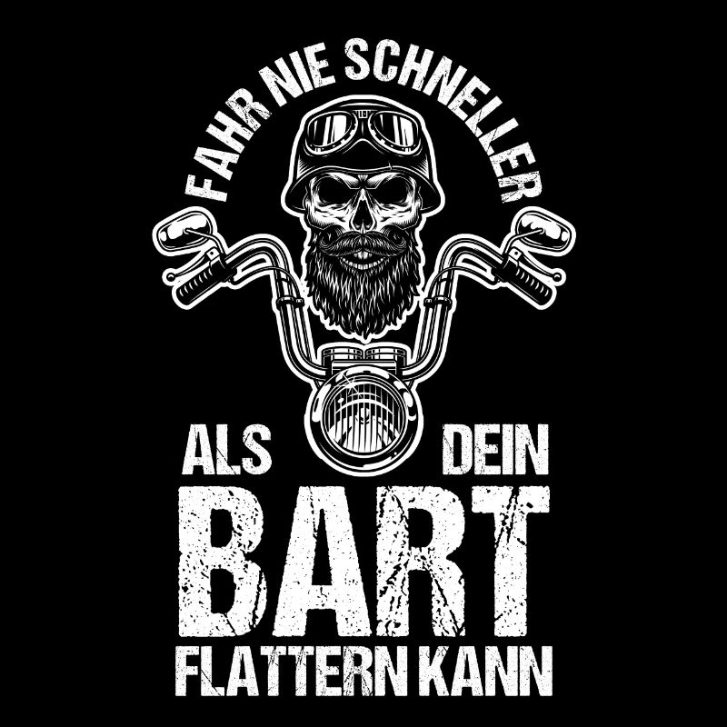 Bearded Biker Bearded Motorcyclist Motorcycle