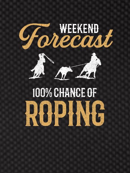 Wochenend-Prognose Roping, Rodeo roping