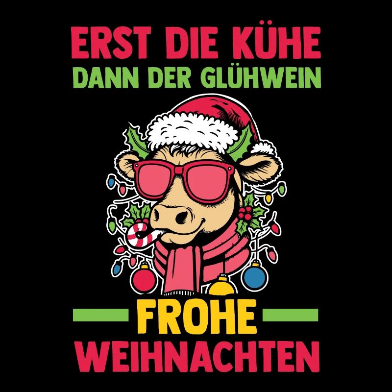 Weihnachtsmann Traktor Weihnachtsfest Bauer Landwi