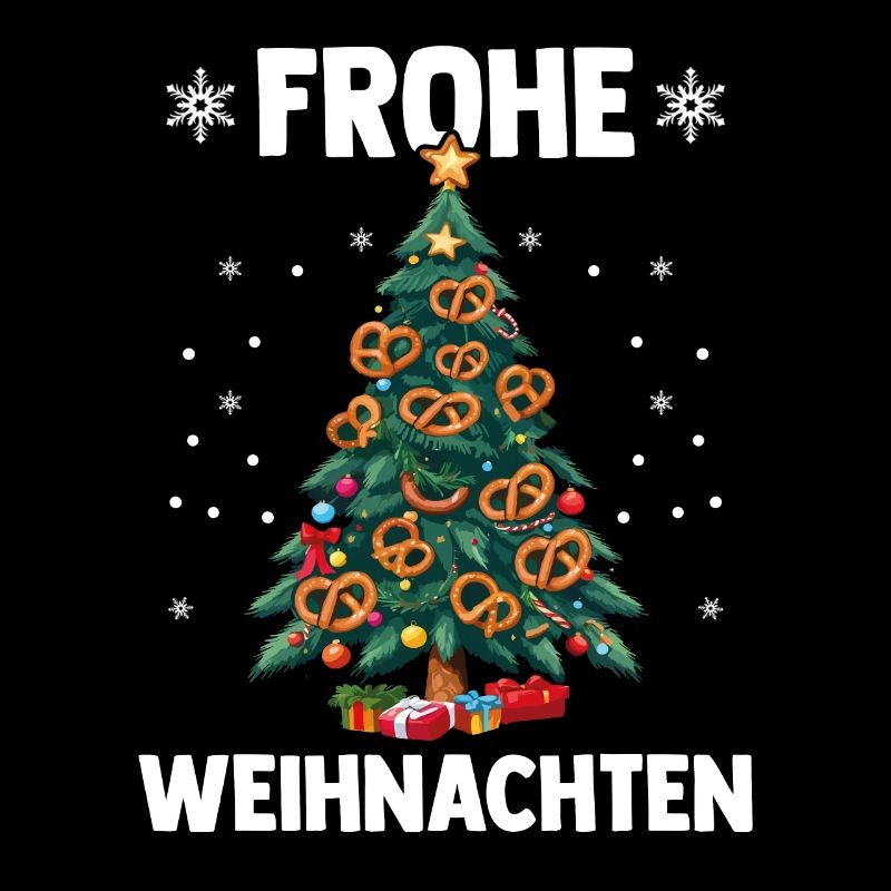 Joyeux Noël Bretzels Arbre de Noël