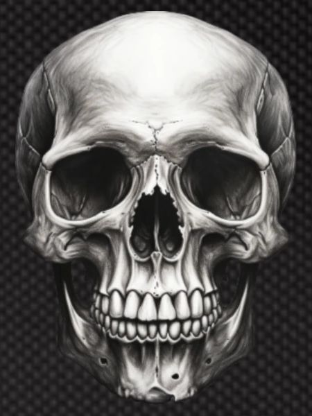 Skull Hand Drawn