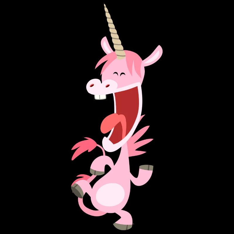 Niedliche Rosa Einhorn von Cheerful Madness!!
