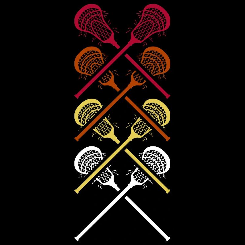 Lacrosse Retro Lacrosse Racket Lacrosse Player