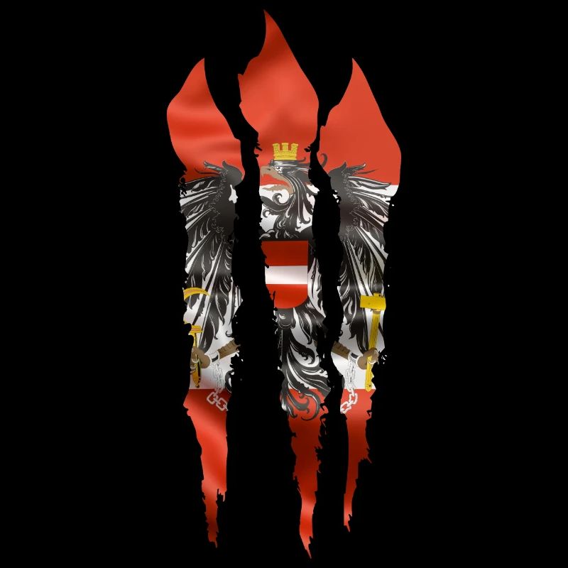 Austria Flag Austria Austrian Flag AT