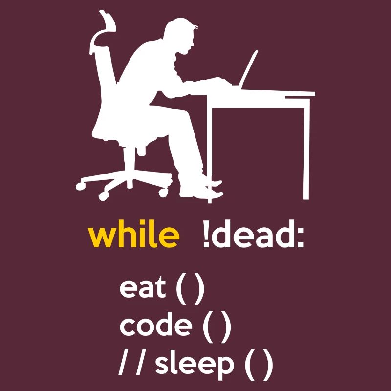 Eat Sleep Code Repeat Coder Programmer Software De