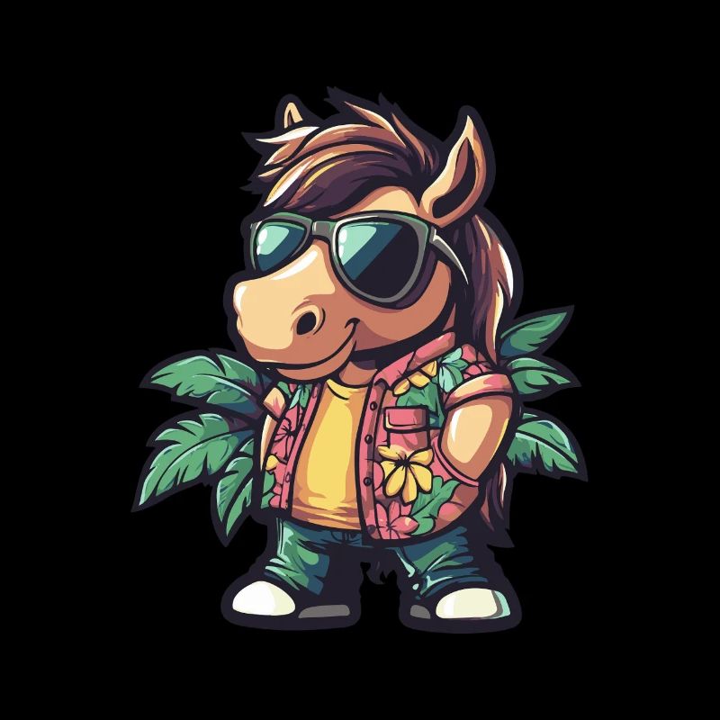 Pferd Cool Sommer