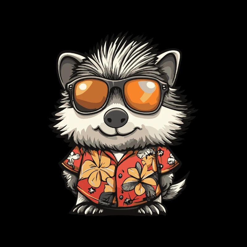 Igel Comic Cool Sommer