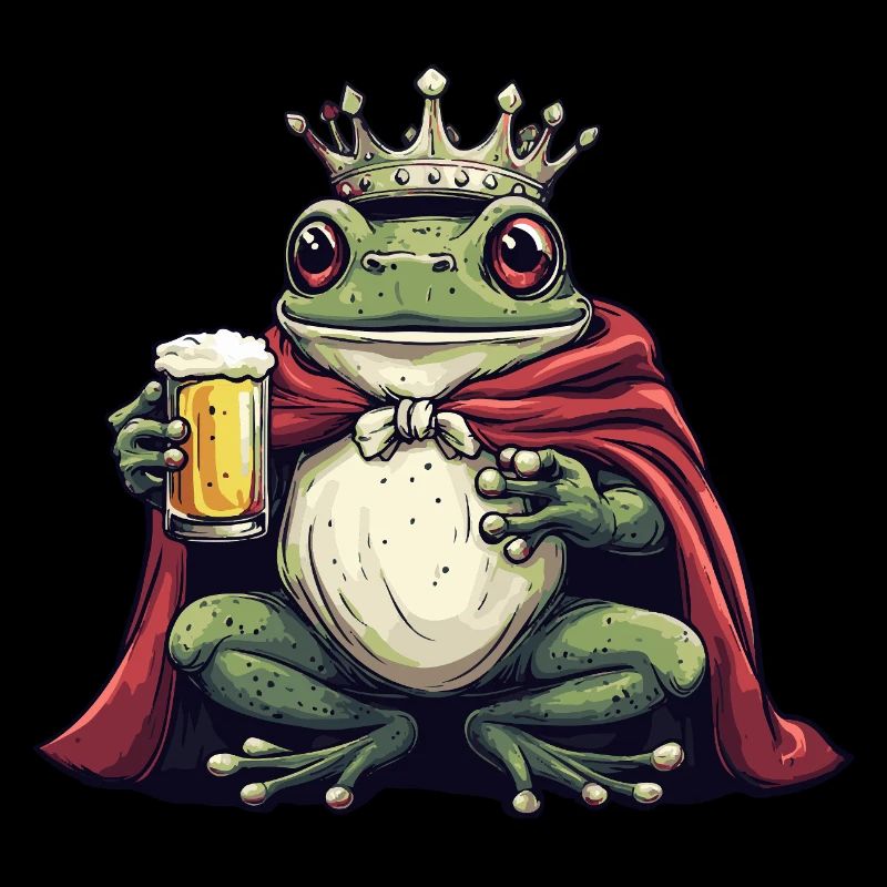Frosch Bier Lustig