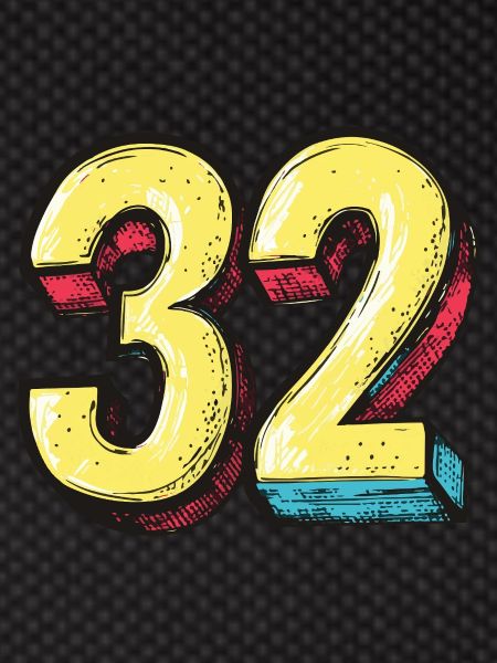32 Number symbol