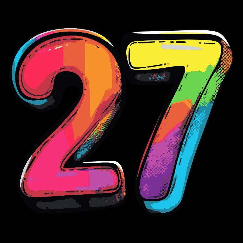 27 Zahl Comic