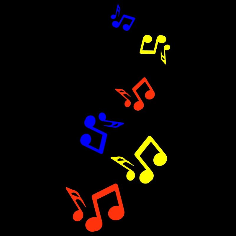 Panneau des notes de musique