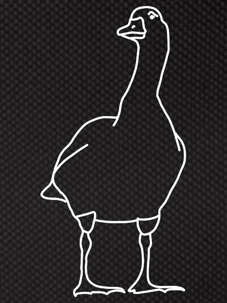 Goose lineart