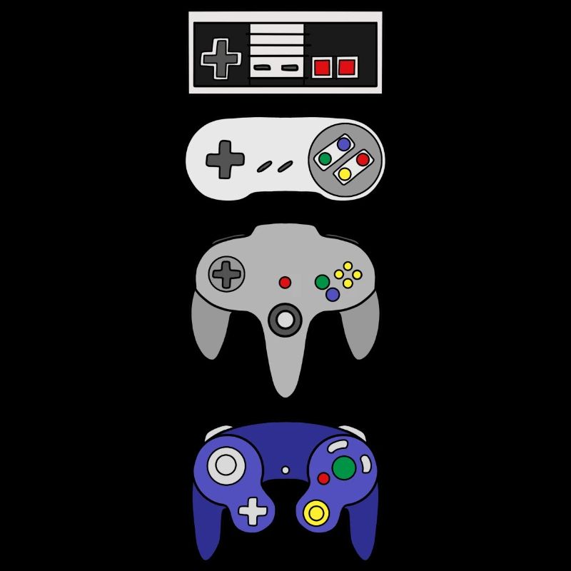 Retro Gaming Controller Console Gamepad Gamer