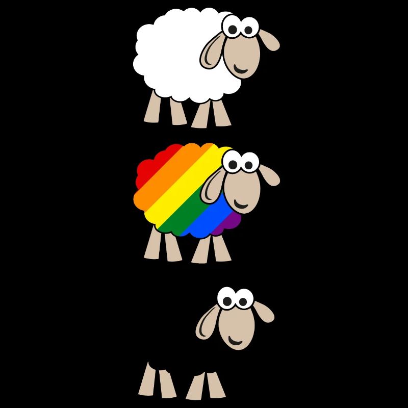 Regenbogen Schaf