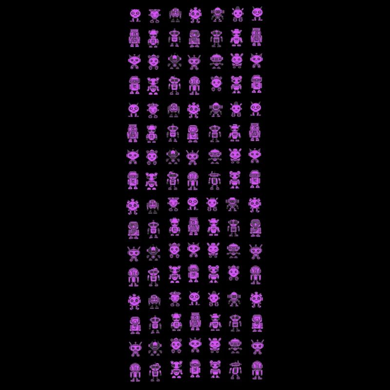 Robotermuster Roboter Muster