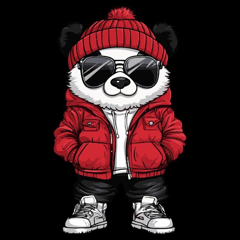 Bande dessinée cool panda