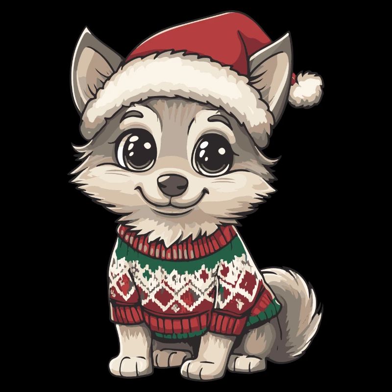 Wolf Weihnachten Comic