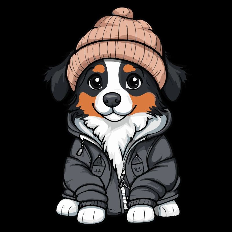 Australischer Schäferhund Stylisch