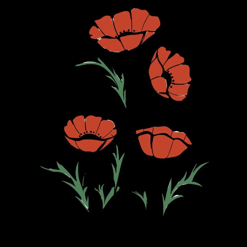 Coquelicots Matisse inspiré