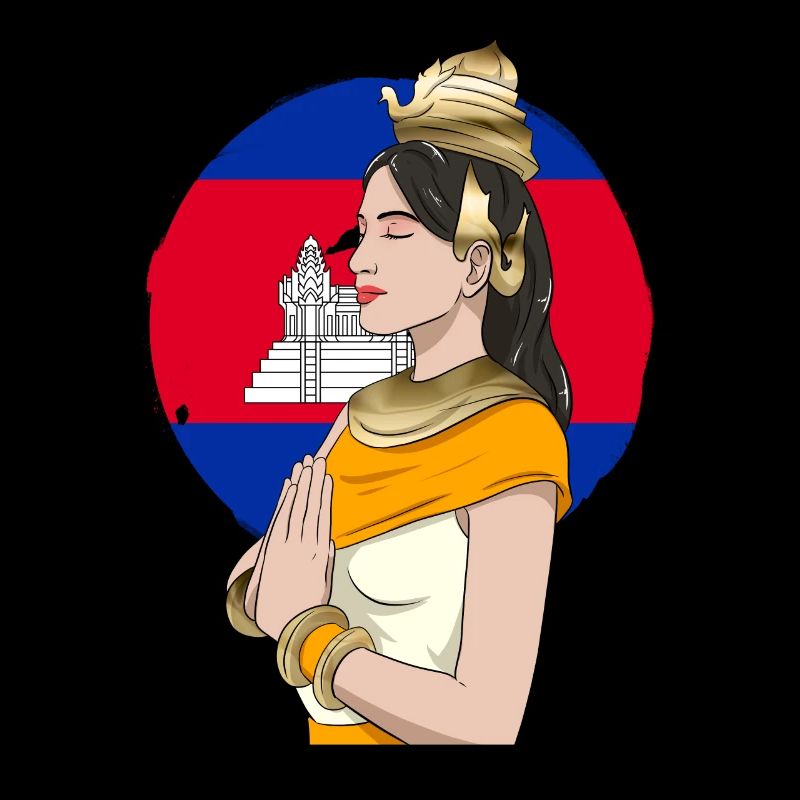 Cambodia Tradition Dance Khmer Apsara I Gift