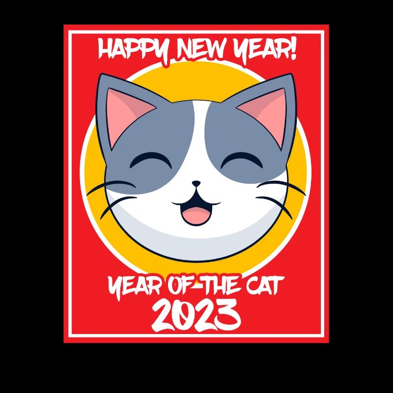 Vietnamese New Year Cat 2023 I Gift