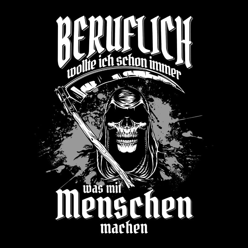 Schwarzer Humor Sarkasmus Sensemann