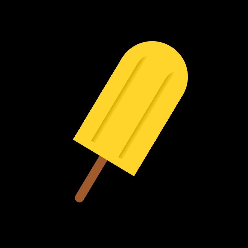 Eis am Stiel im Comicstyle Sommer