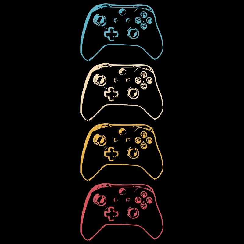 Gamer Controller Gaming rétro Jeux vidéo Jeu 3