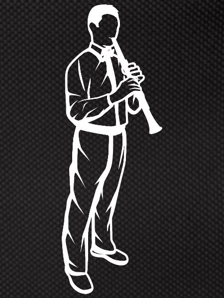 Little clarinet player