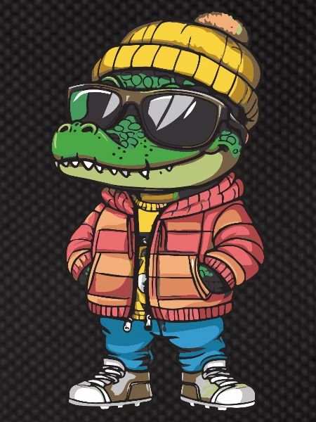 Alligator Cool Comic