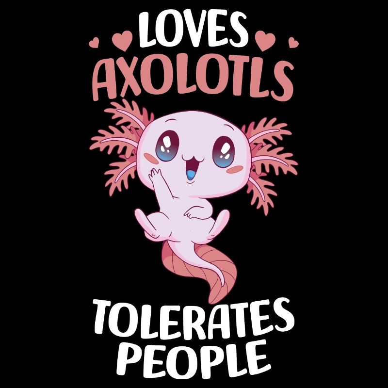Axolotl Pet | Cadeau d’amphibiens à queue Lurch