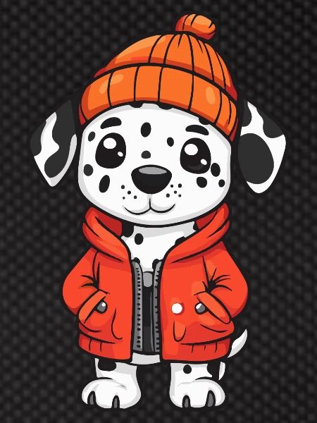 Dalmatian Dog Stylish