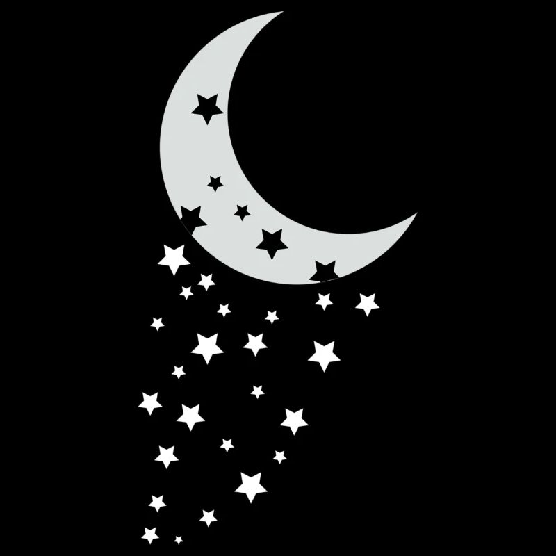 lune et étoiles