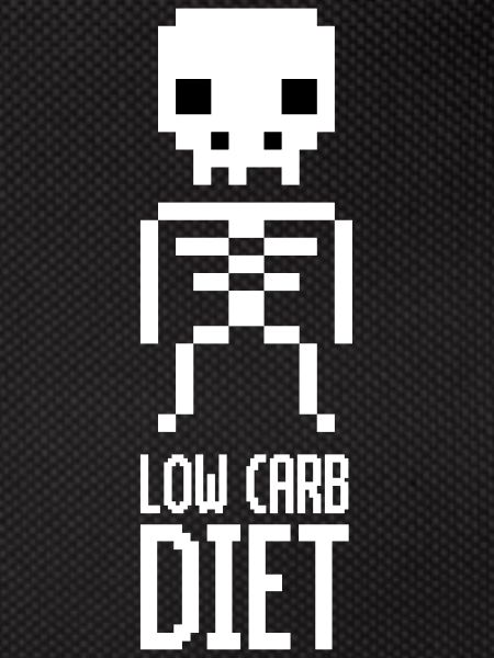 Low Carb Diet Skeleton