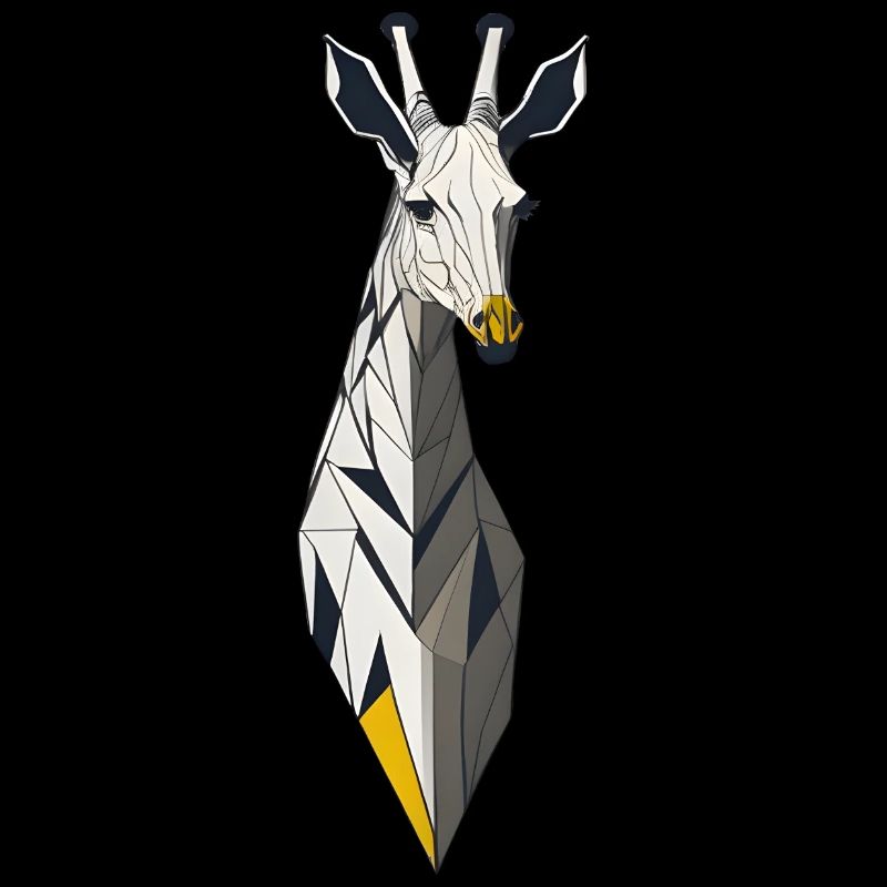 Minimalistic Giraffe