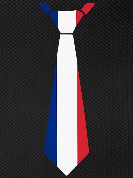 Cravate France – Conception du drapeau