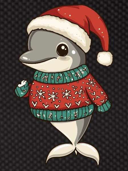 Dolphin Christmas Comic