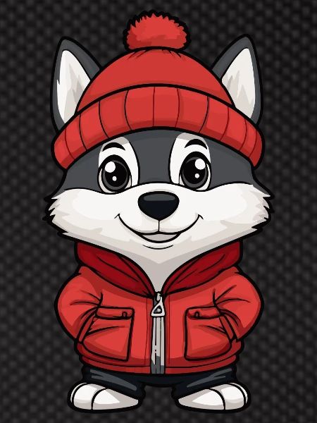 Husky Dog Stylish