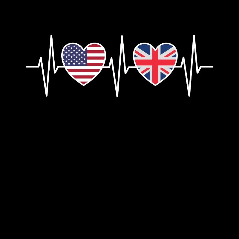 USA and Great Britain British Flag Flags